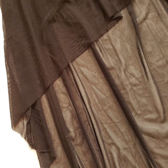 Sans Souci Leopard Animal Print Y2K High Low Strapless Dress size M - Picture 8 of 11